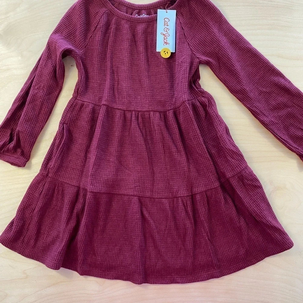 Cat & Jack Long Sleeve Dress size XS (4/5) (DJ)